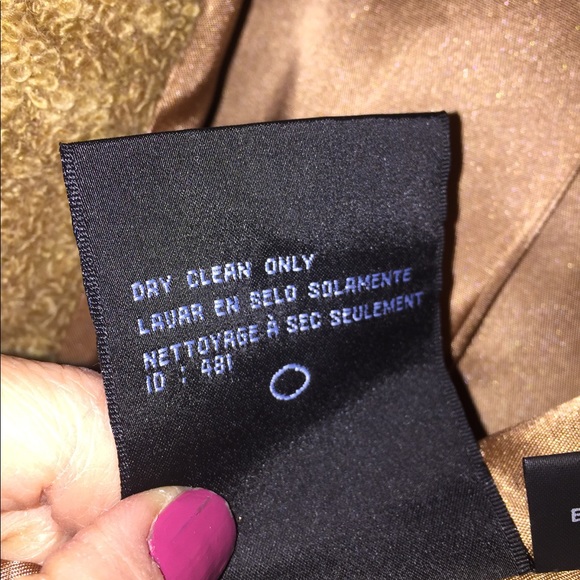 Nine West Long Camel Colored Boucle Coat - Picture 6 of 8